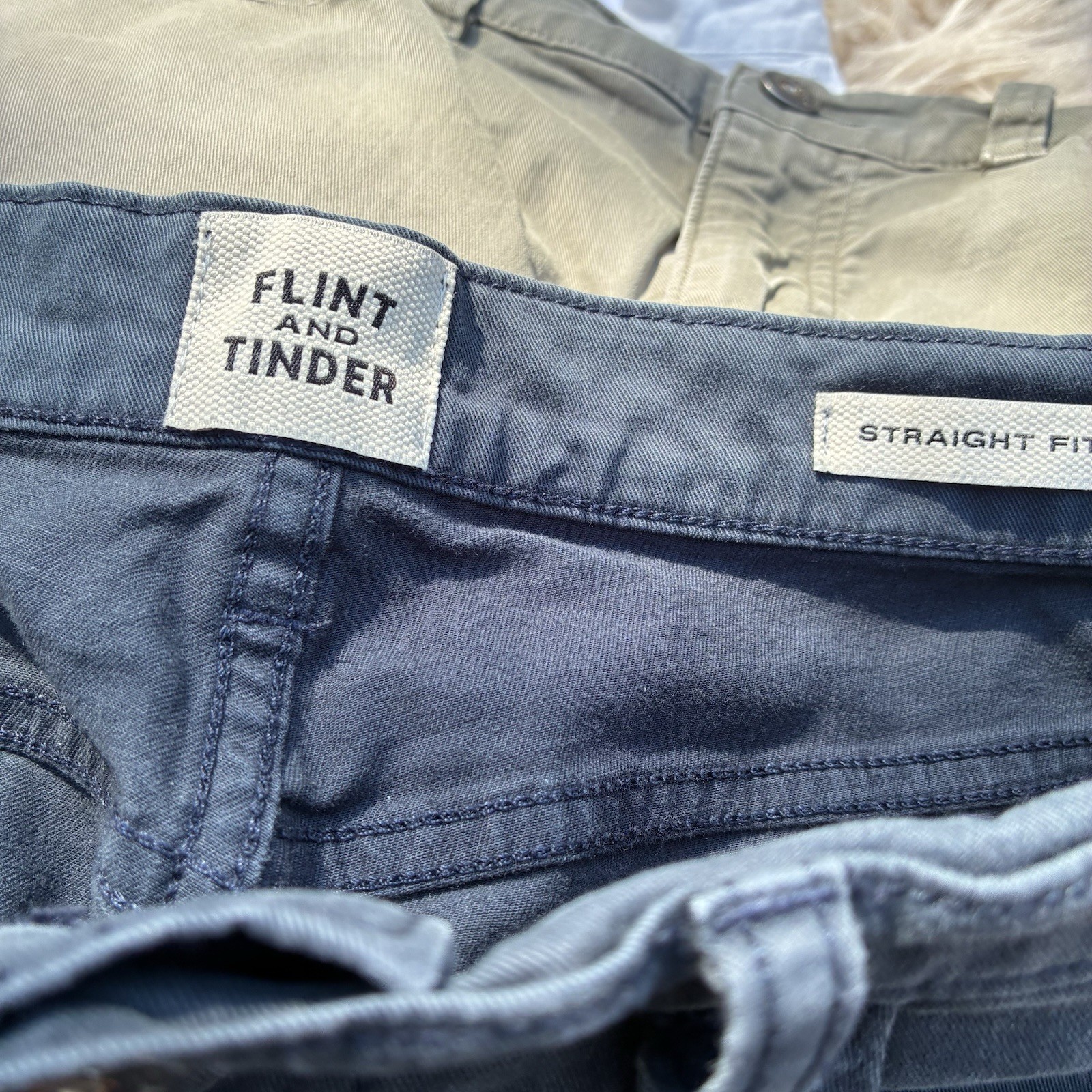 Flint And Tinder Straight Fit Navy Pants Men’s Sz 33×32