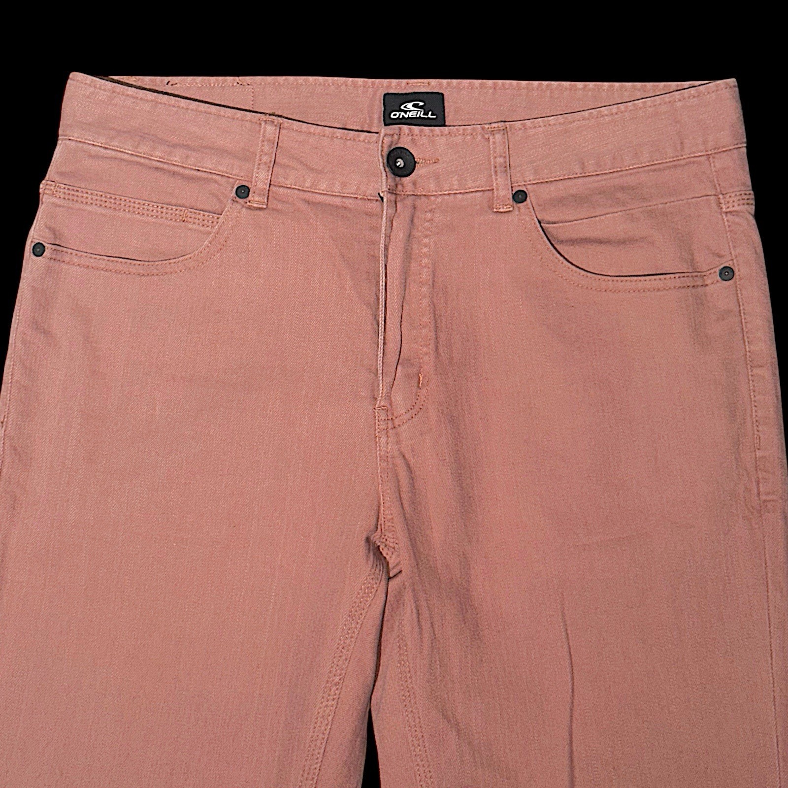 O’neill Men’s 33 Pink Denim Jean Pants 98% Cotton 2% Elastane (Fast Shipping)