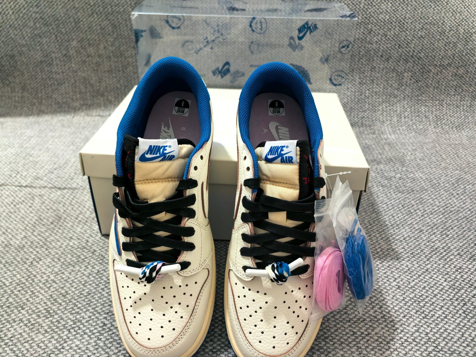 Travis Scott x Fragment x Air Jordan 1 Low OG SP “Sail Military Blue” DM7866-104