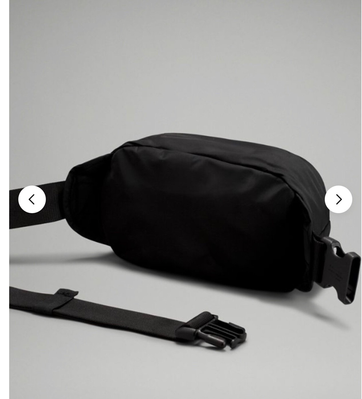 NWT LULULEMON WUNDERLUST BELT BAG BLACK 1.8 L