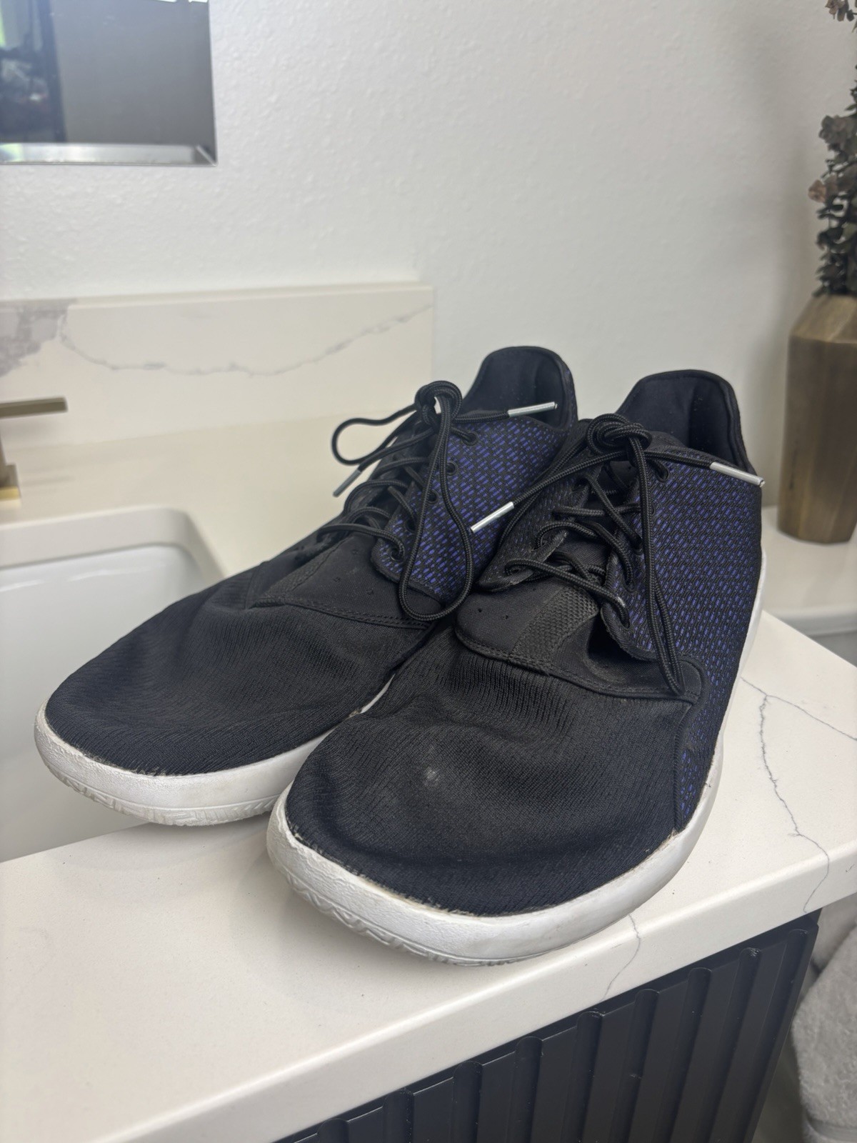 Nike Air Jordan Eclipse Black Blue Lagoon Men’s Size 13 Sneakers 724010-027