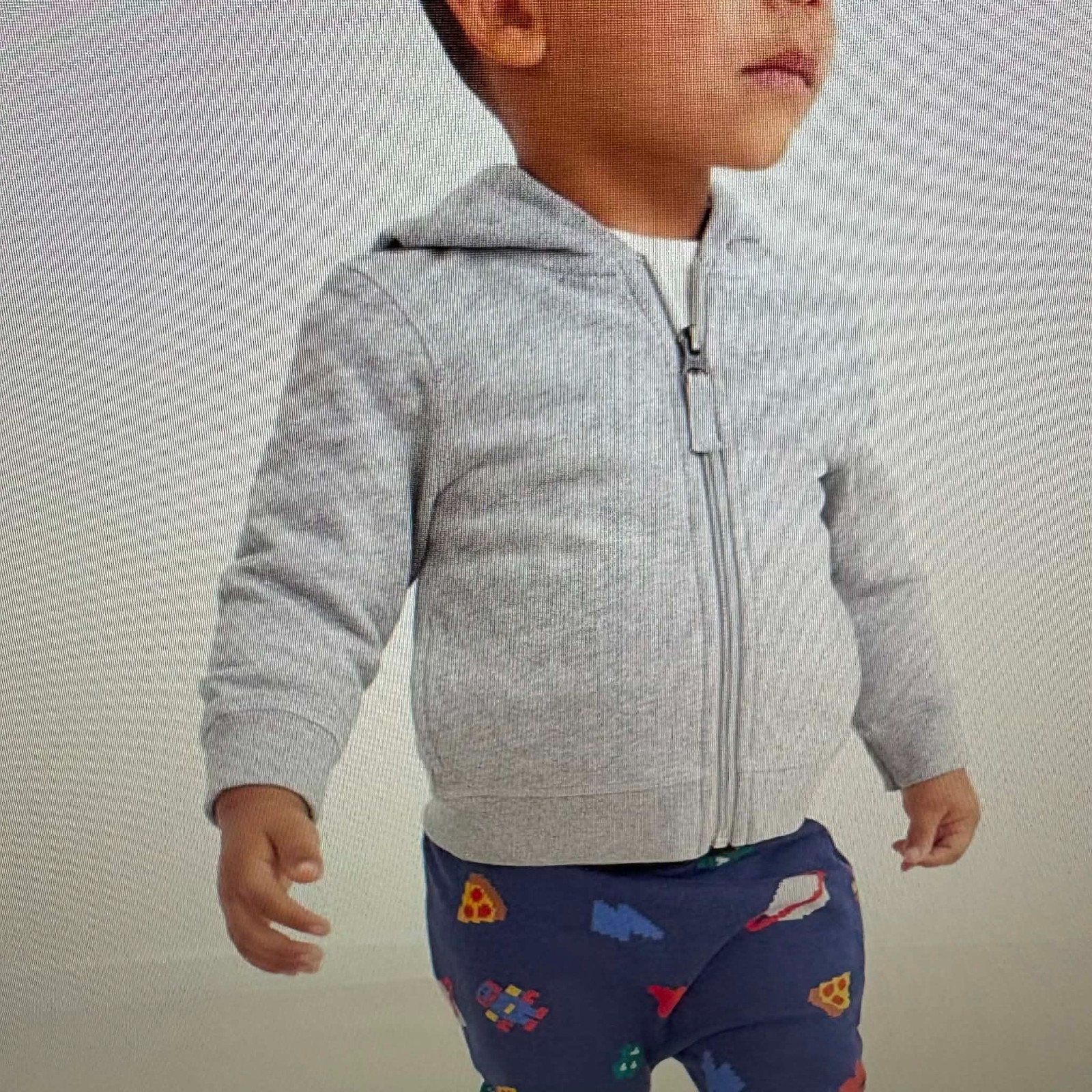 Hanna Andersson Cute Cotton French Terry Hoodie Jacket. Size 12-18 Months, 75 cm