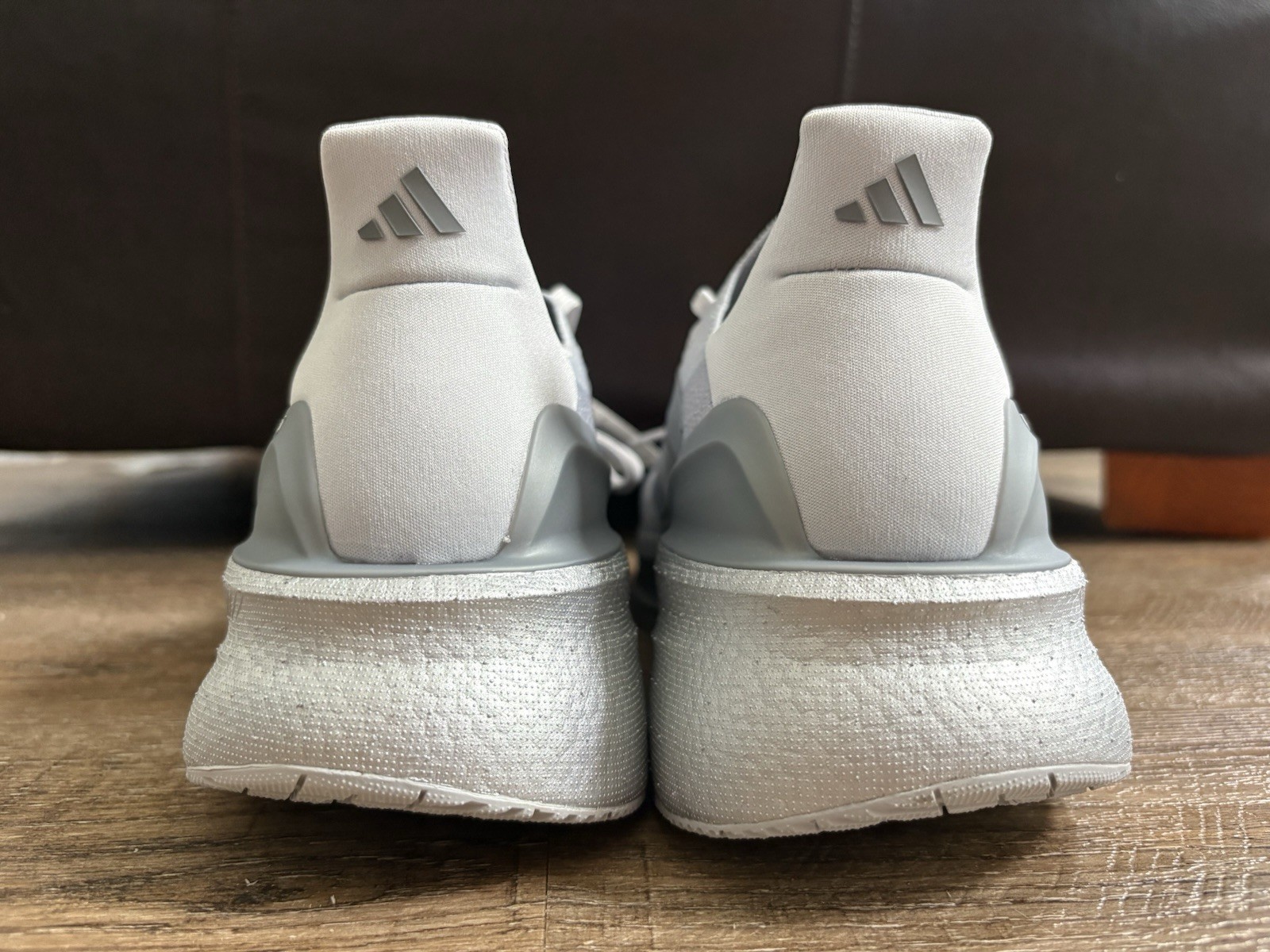 Adidas Ultraboost 5x Running Shoes Grey Halo Silver Men’s Sz 10.5 JQ9077