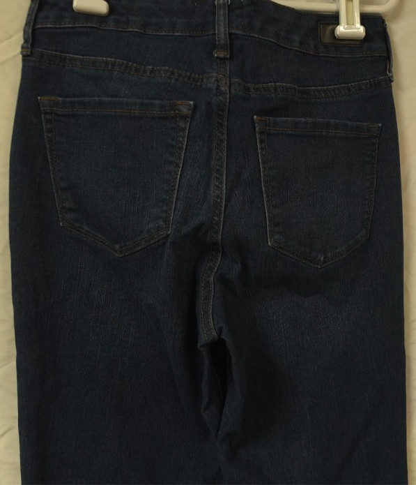 Sophia Vergara Melisa Flare Button Fly Dark Wash Mid Rise Stretch Jeans 2 26×33