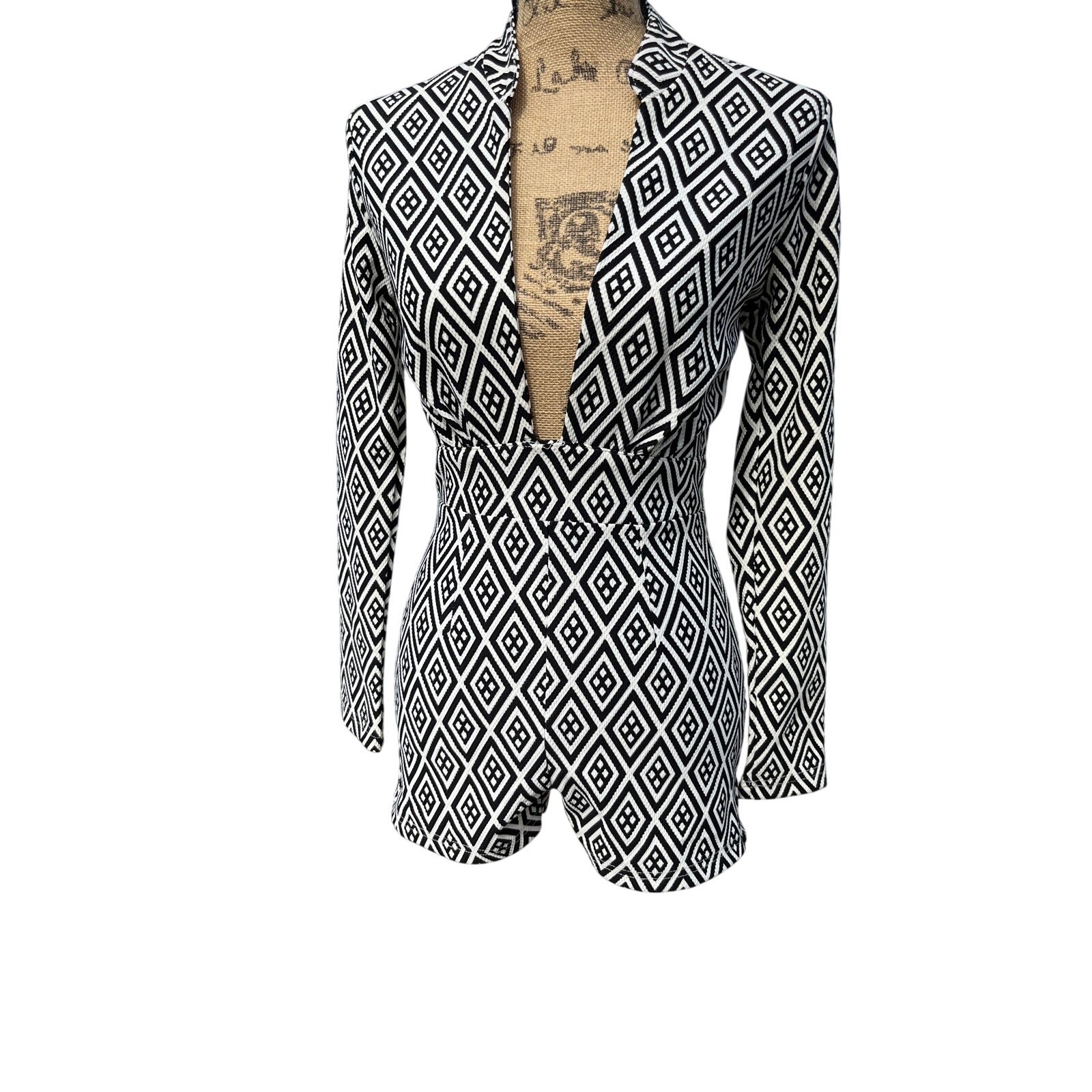 Chic Xtaren Romper Small – Comfy Polyester Spandex Blend