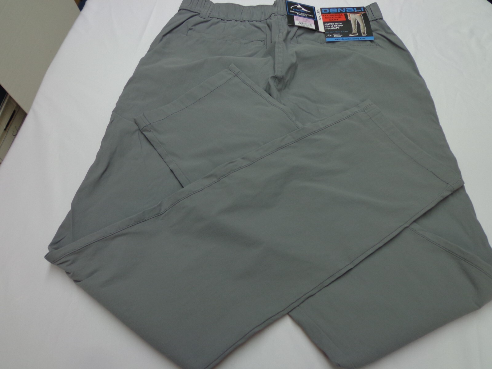DENALI Sterling Silver Technical Stretch Pants Flex Waist 32/32 NEW MSRP $54