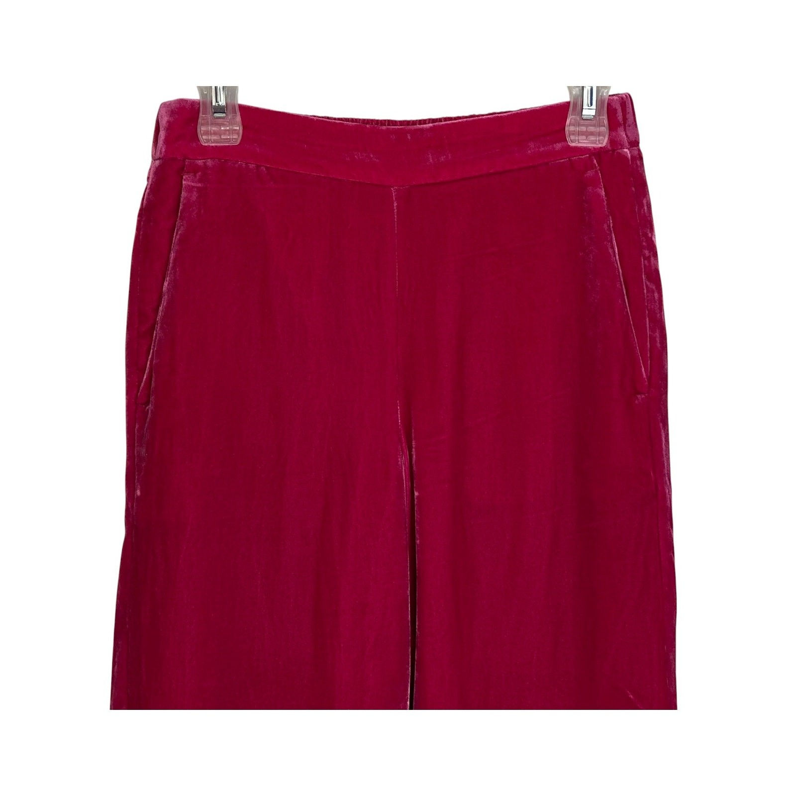J. Crew Pull-on Peyton Pant in Velvet Fuchsia Pink AB650 Size 2