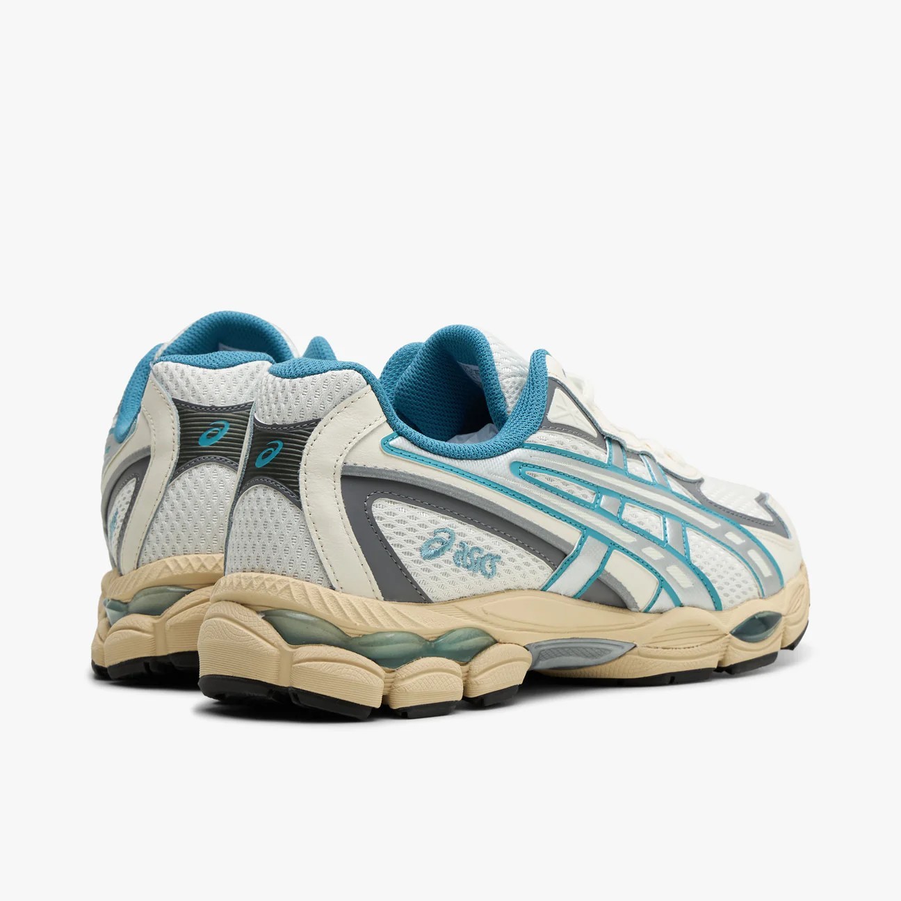 ASICS Gel-NYC 2055 Cream Blue Teal 1203A542-106 Men’s Size 10.5 Shoes NEW