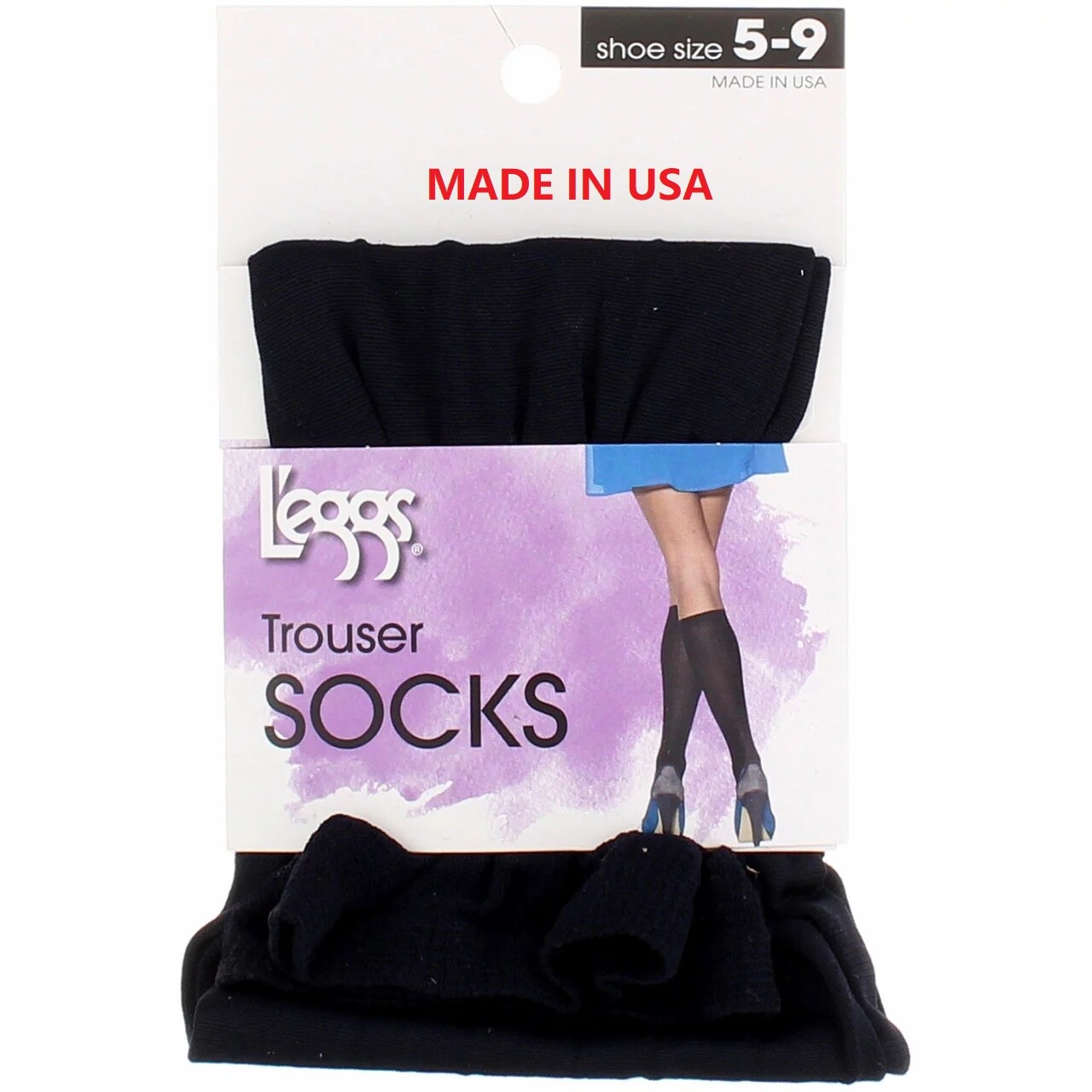 10 Pairs L’eggs® Women’s Trouser Socks size 5-9 “MADE IN USA”
