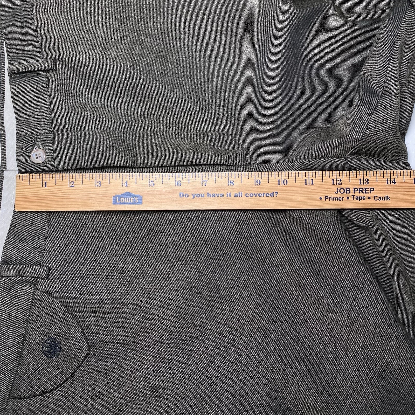 Beretta Whipcord Pants 40 (41×31.5 Cuffed) Wool Green Taupe Field Trousers