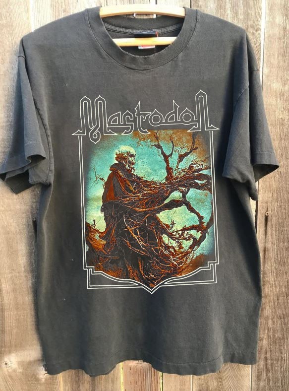MASTODON rock band unisex charcoal t-shirt all sizes available QT4050