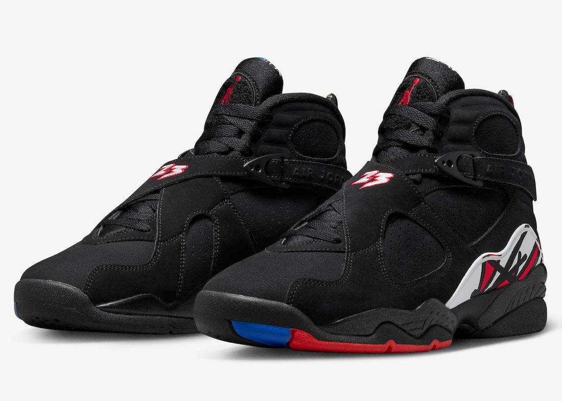 Men’s Nike Air Jordan 8 Retro “Playoffs” Black/True Red-White 305381-062 10.5