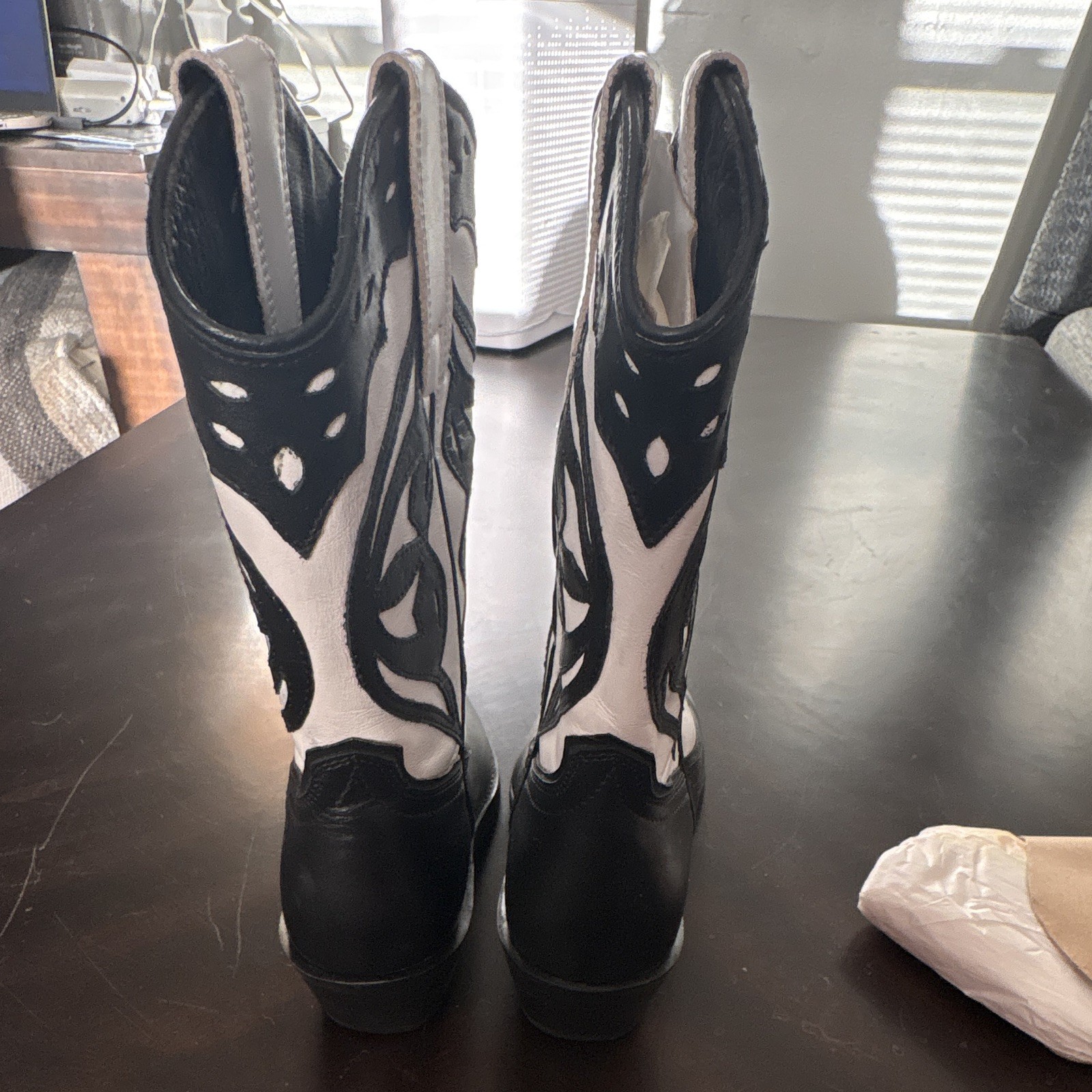 Steven by Steve Madden Men’s 6.5 Colorblock Leather Western Mid-Calf Boots