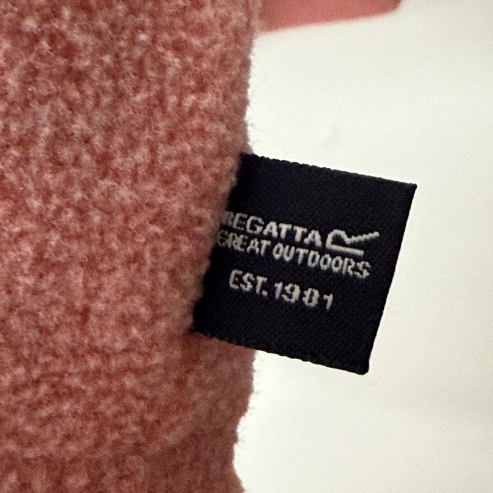 Regatta Great Outdoors Womens Fleece Jacket 16 Red Quarter Zip Hiking Camping