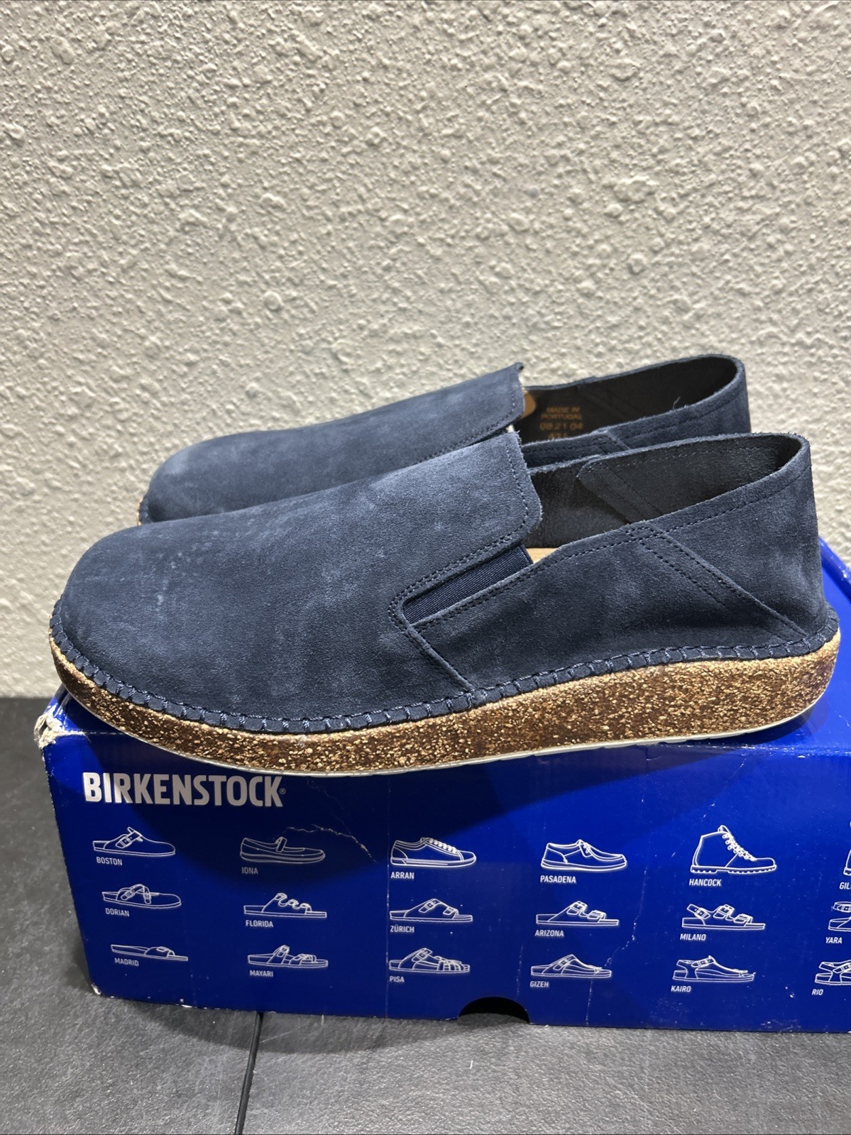 Birkenstock Callan Suede Navy EU 43 US M10 Mens
