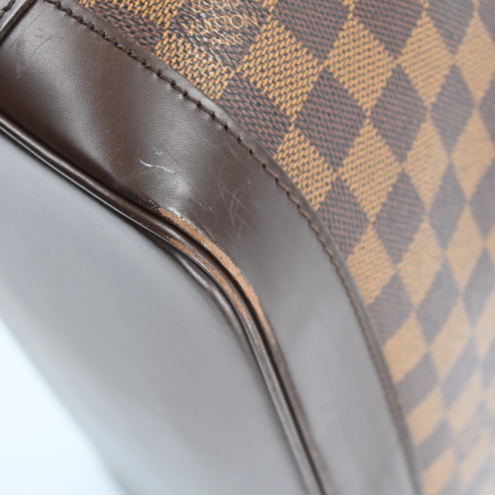 AUTH Louis Vuitton LV Hand Bag N51131 Alma Ebene Damier 4711251 N2785SA803