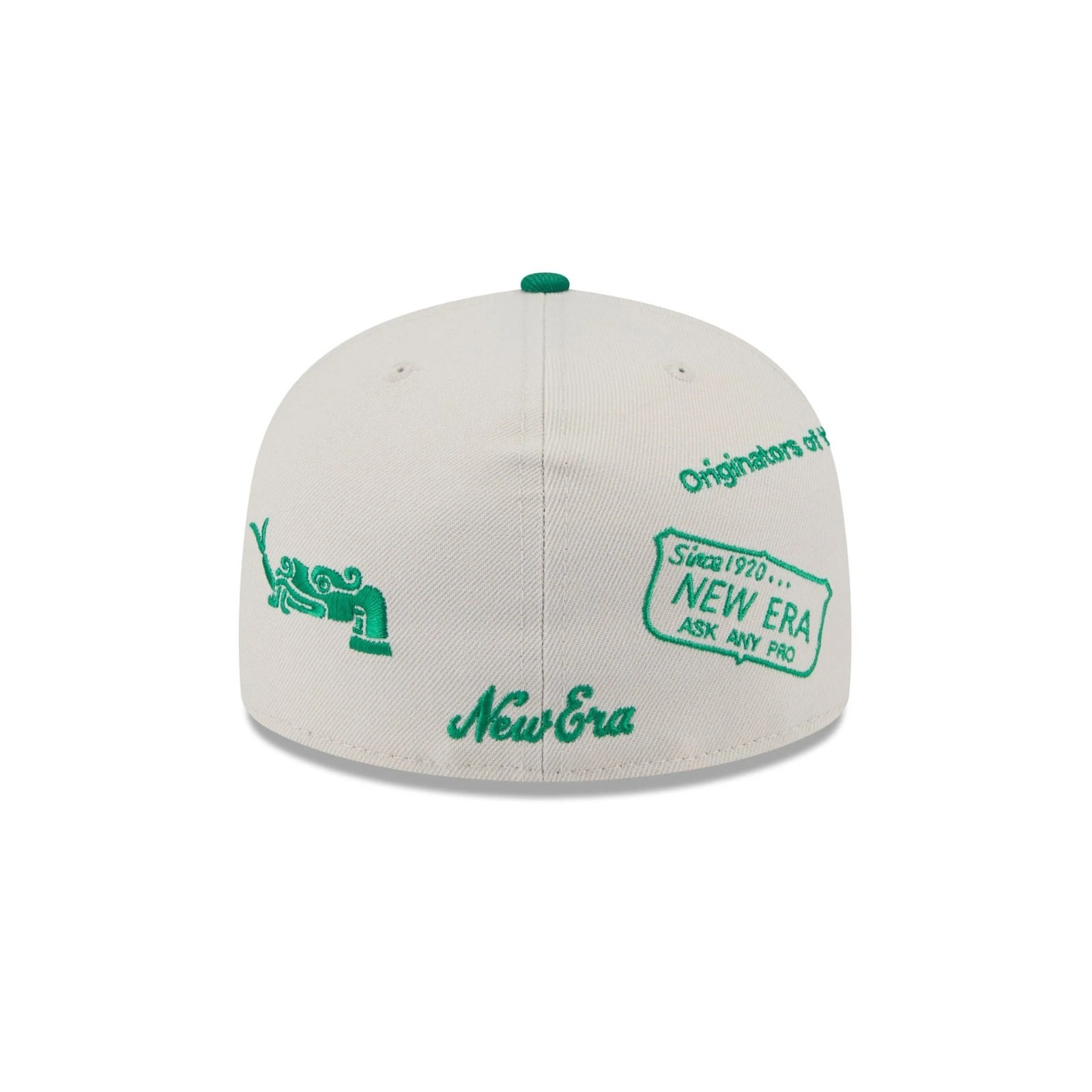 New Era 59Fifty Mexico Baseball Anniversary Logos Stone Red Under – NWT – 7 3/8