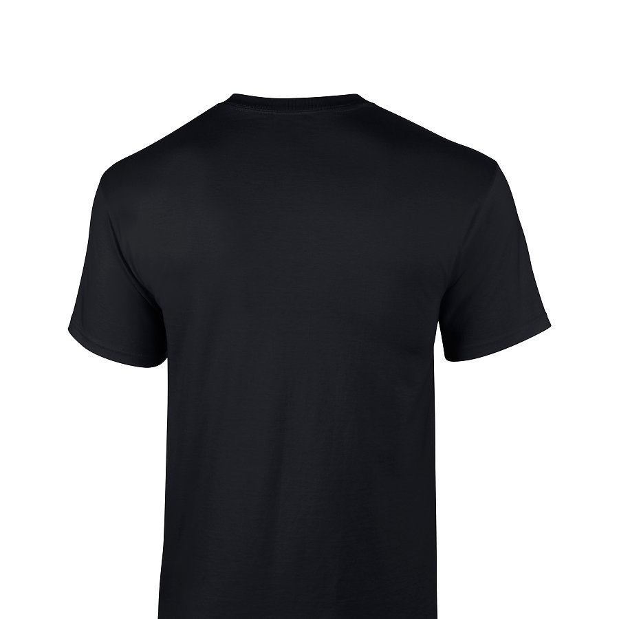 Korean Air White Logo Retro Asian Aviation Airline Black Cotton T-shirt