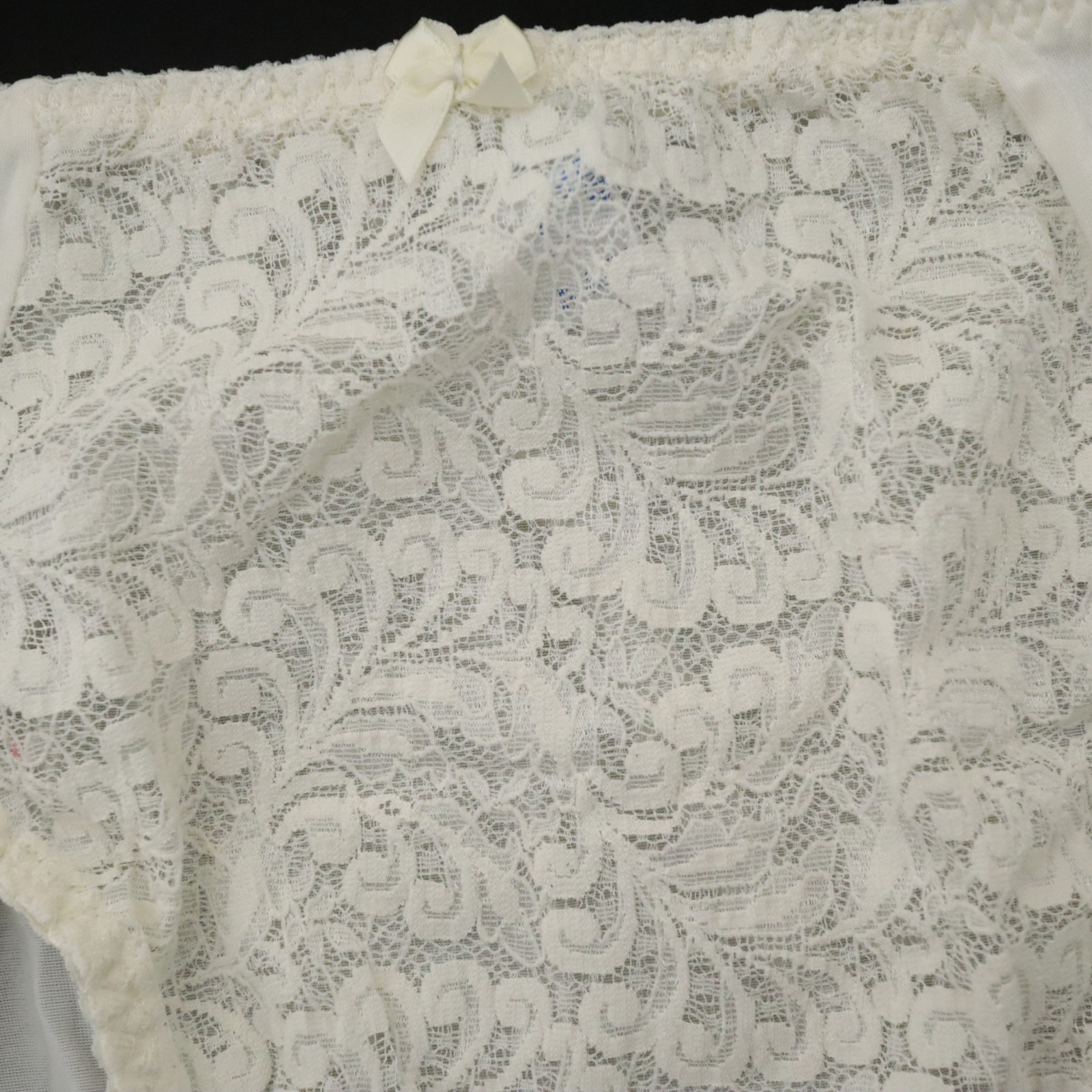 NEW Warner’s VTG 90s Lace Charmers Silky Lace High Cut Brief Panty LARGE