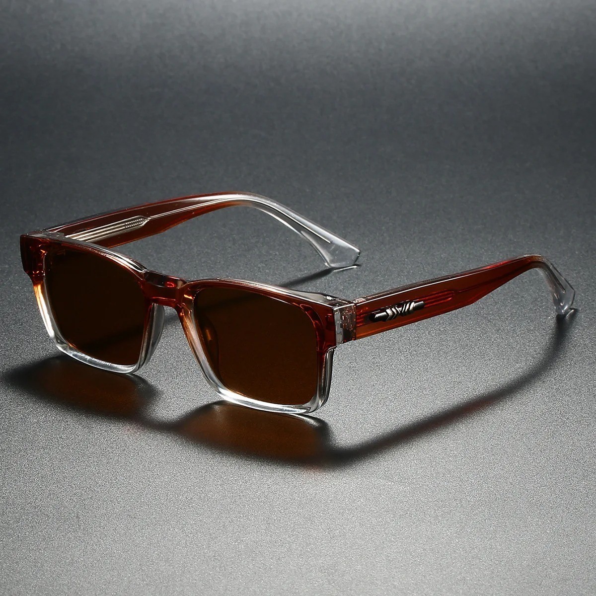 Quality Square Polarized Sunglasses Men Metal Core UV400 Unisex Sun Glasses Trav