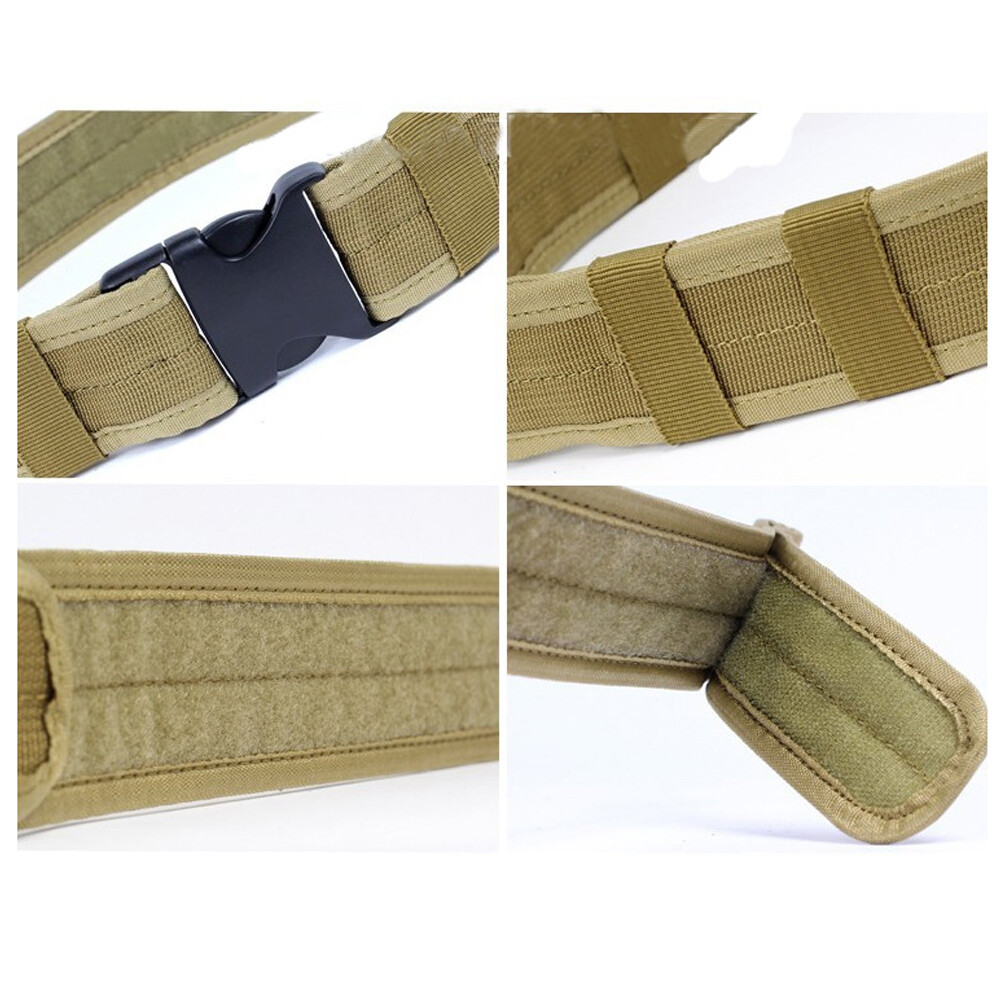 Tactical Combat Gear Security Belt Outdoor Military Adjustable Heavy Duty Belts
