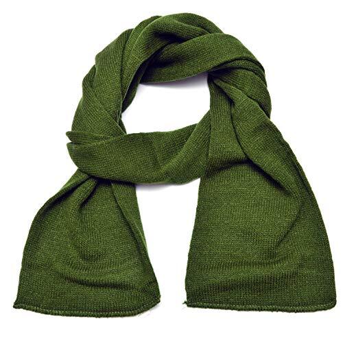 Gelante Men Classic Knit Winter Scarf Warm Double layer Top Gift For Birthday