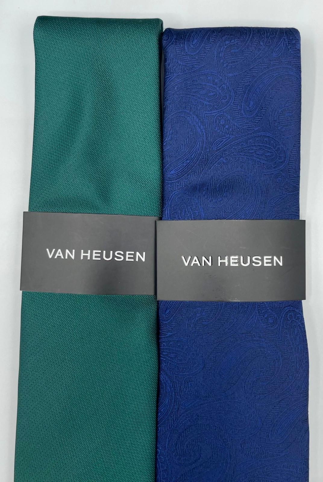 TWO TIES by Van Heusen Men’s Polyester Ties ~ NEW MSRP: $45.00 X 2 = $90.00