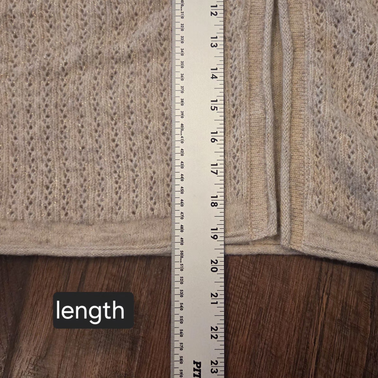 Croft And Barrow Cropped Cardigan With Sparkle Womens L All Seasons NWOT