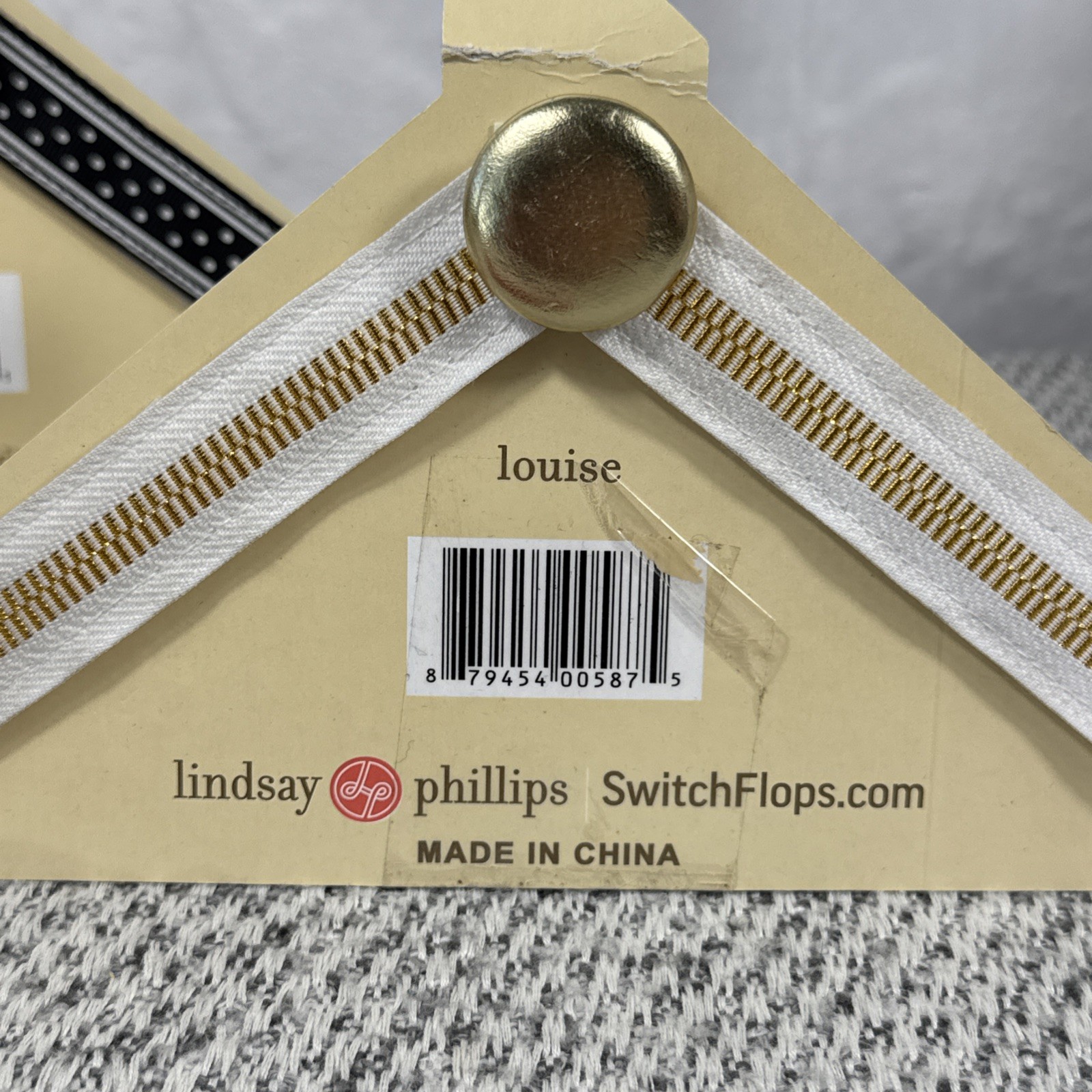 Lindsay Philips Switchflops Interchangable Straps Set Of 4 Size 5/6