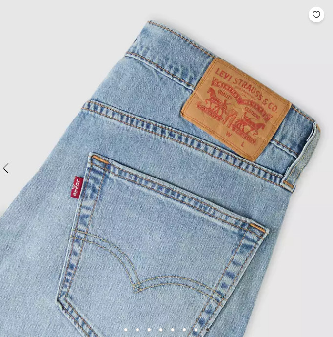Levi’s 502™ Taper Performance Cool Men’s Jeans – Iceberg Cool – Light Wash NEW