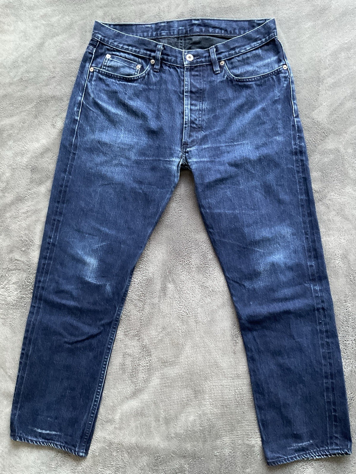 3sixteen Raw Dark Indigo Selvedge Jeans CT-122X Mens Size 34×28 Made in USA