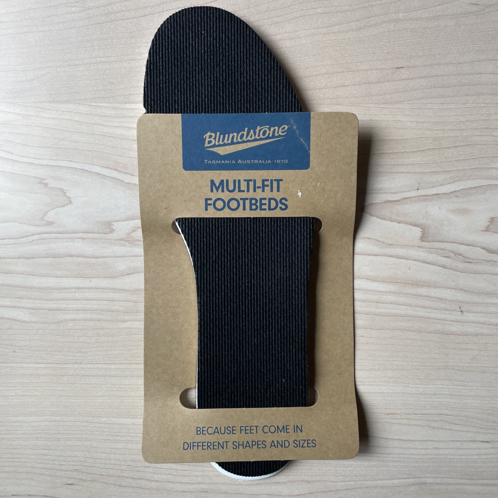 New 10.25″ L Blundstone Multi-Fit Black Footbeds Insoles M’s Size 6, W’s Size 8