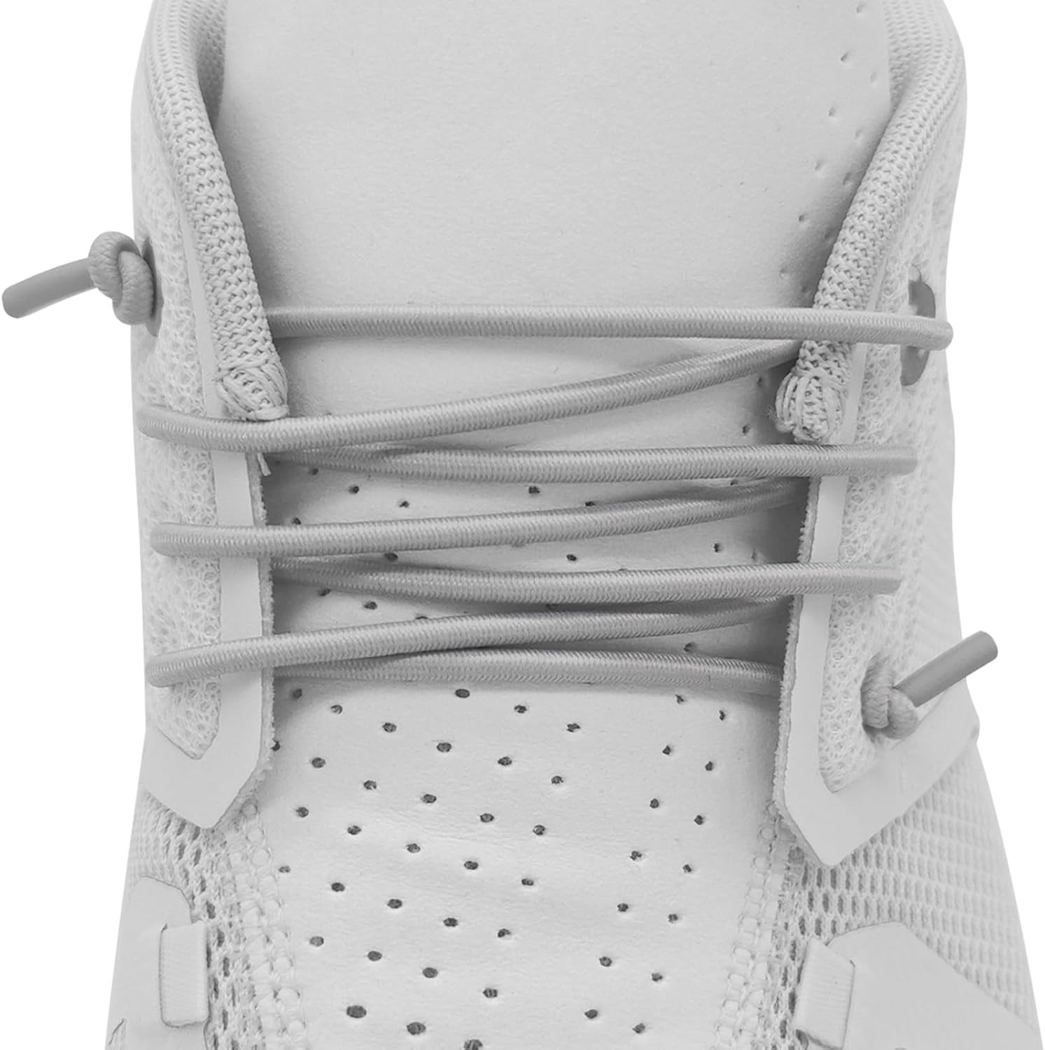 Elastic Shoelaces for On Cloud 5/6 Sneakers, 2.5mm No Tie Stretch Round Replacem
