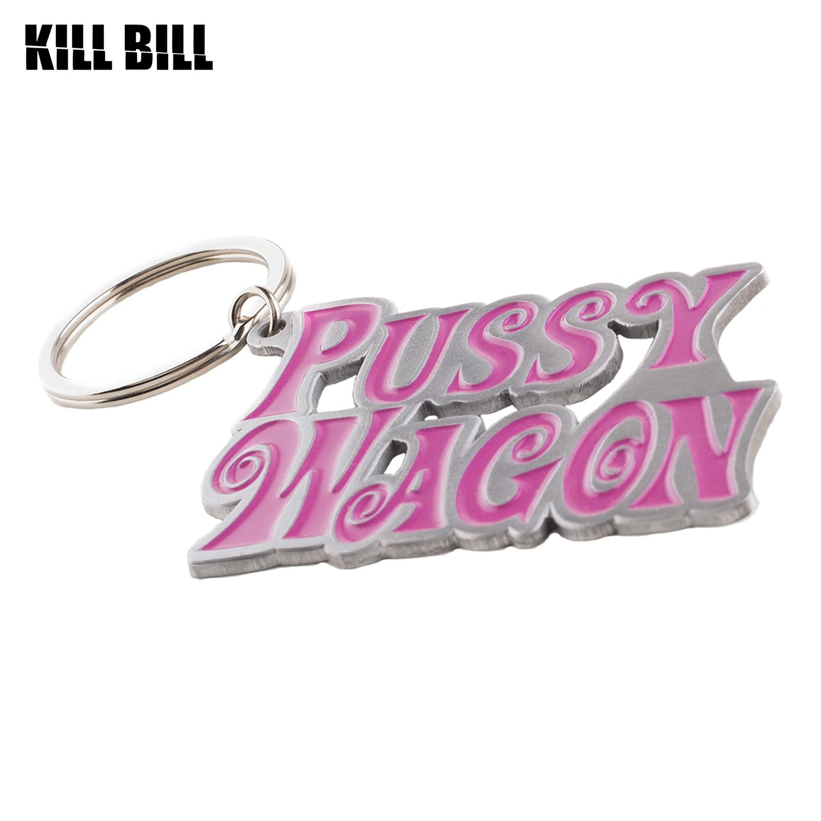Kill Bill “Pussy Wagon” Metal Keychain