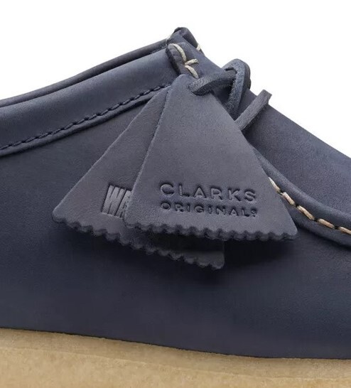 Clarks Wallabee – 26174515 – Navy Leather – Adults