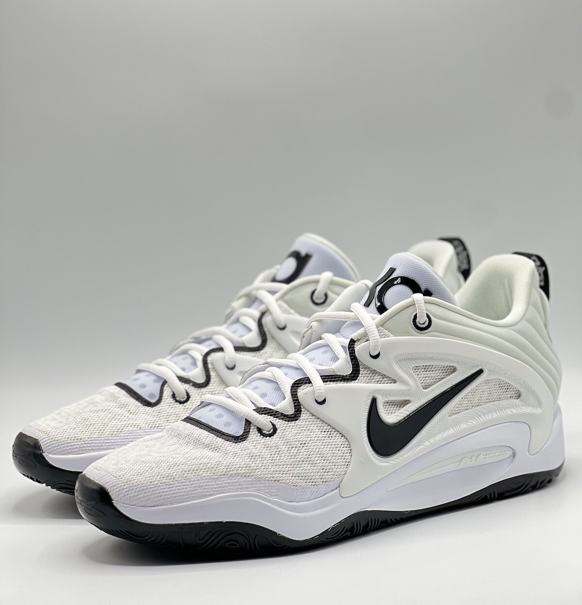 Nike KD 15 TB Promo Men’s Size 14 Basketball Shoes White Black Durant DX6648 NBY