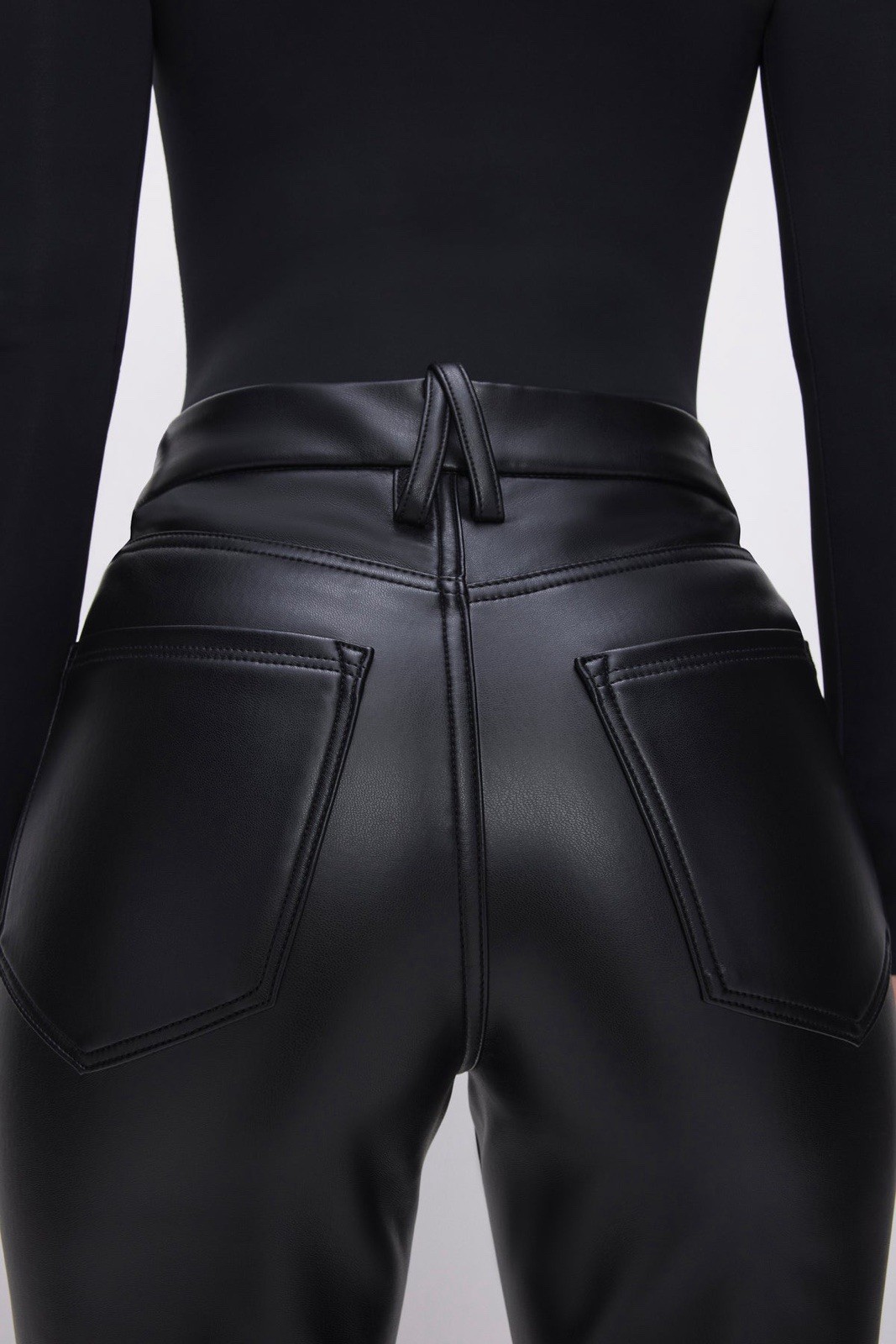 Good American Faux Leather Pants – Vegan Leather – NWT – Size 2 – MSRP $185