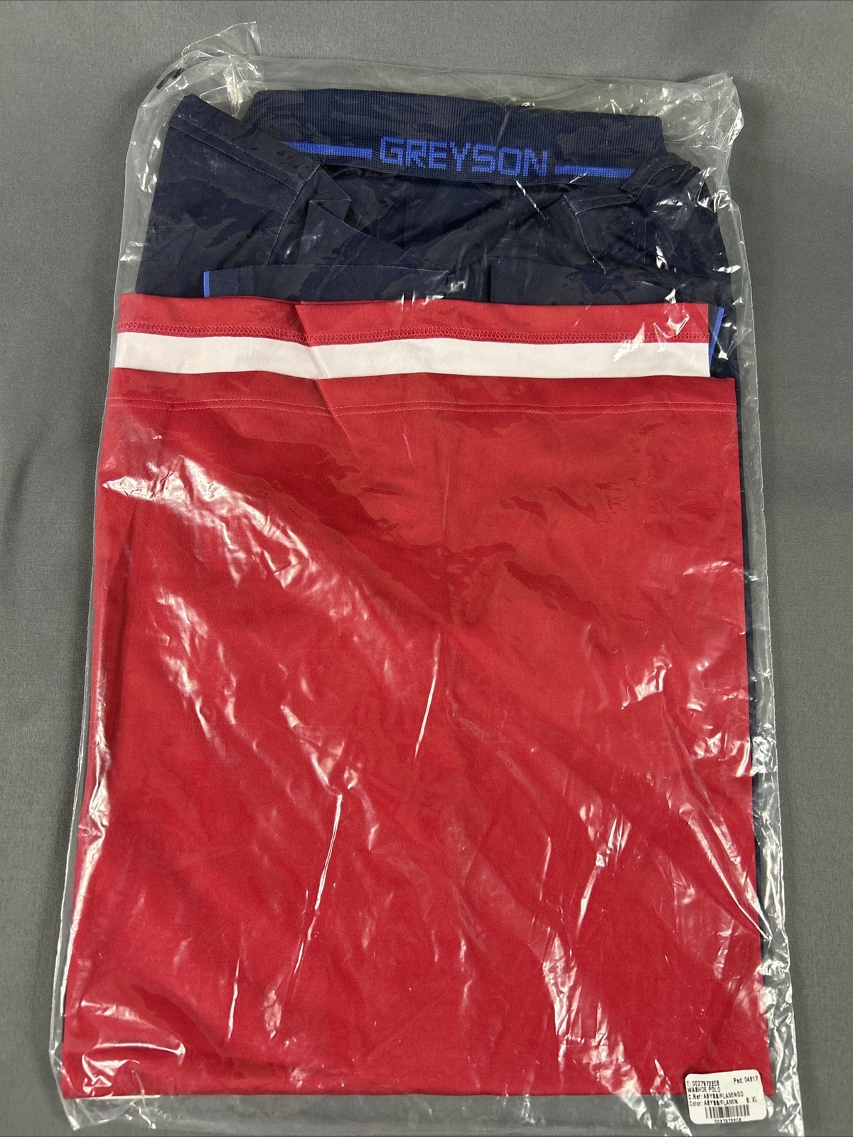 Greyson Golf Shirt Polo Washoe XL Abyss Flamingo Colorblock NWT MSRP $90