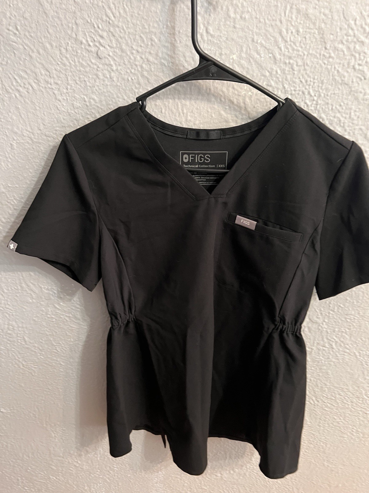 Black Figs Octavia Maternity Scrub Top Technical Collection Size XXS