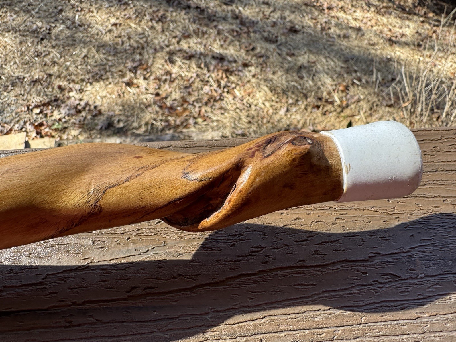 Vintage Handmade TWISTED Walking/Hiking Stick 45 Inches Tall Smoky Mountains