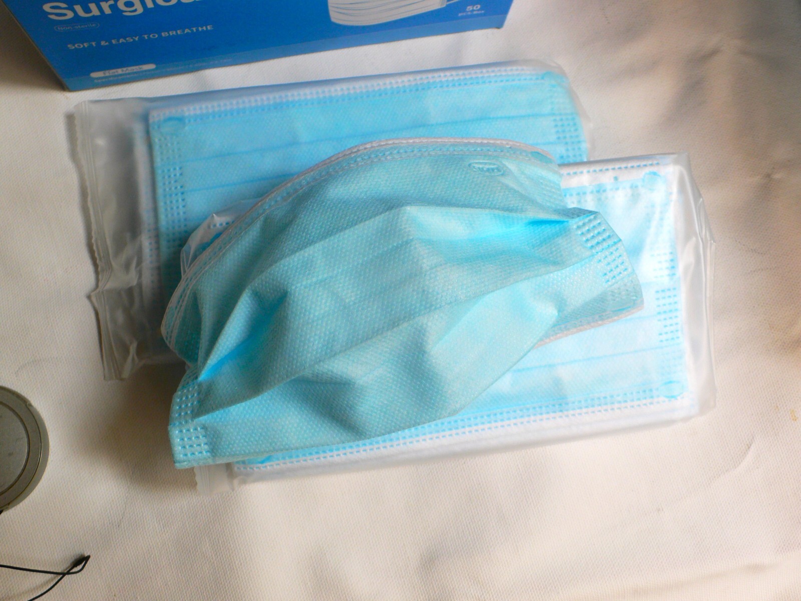 50 BYD Care Face mask new individually wrapped in packs of 10