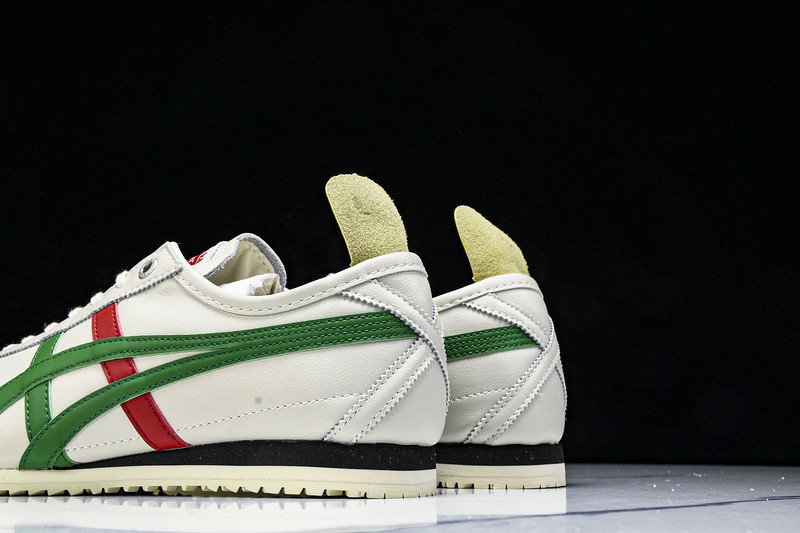 Onits*ka Tiger Mexico 66 SD Birch Green Red Yellow 1183A872-100 Unisex Size 4-11