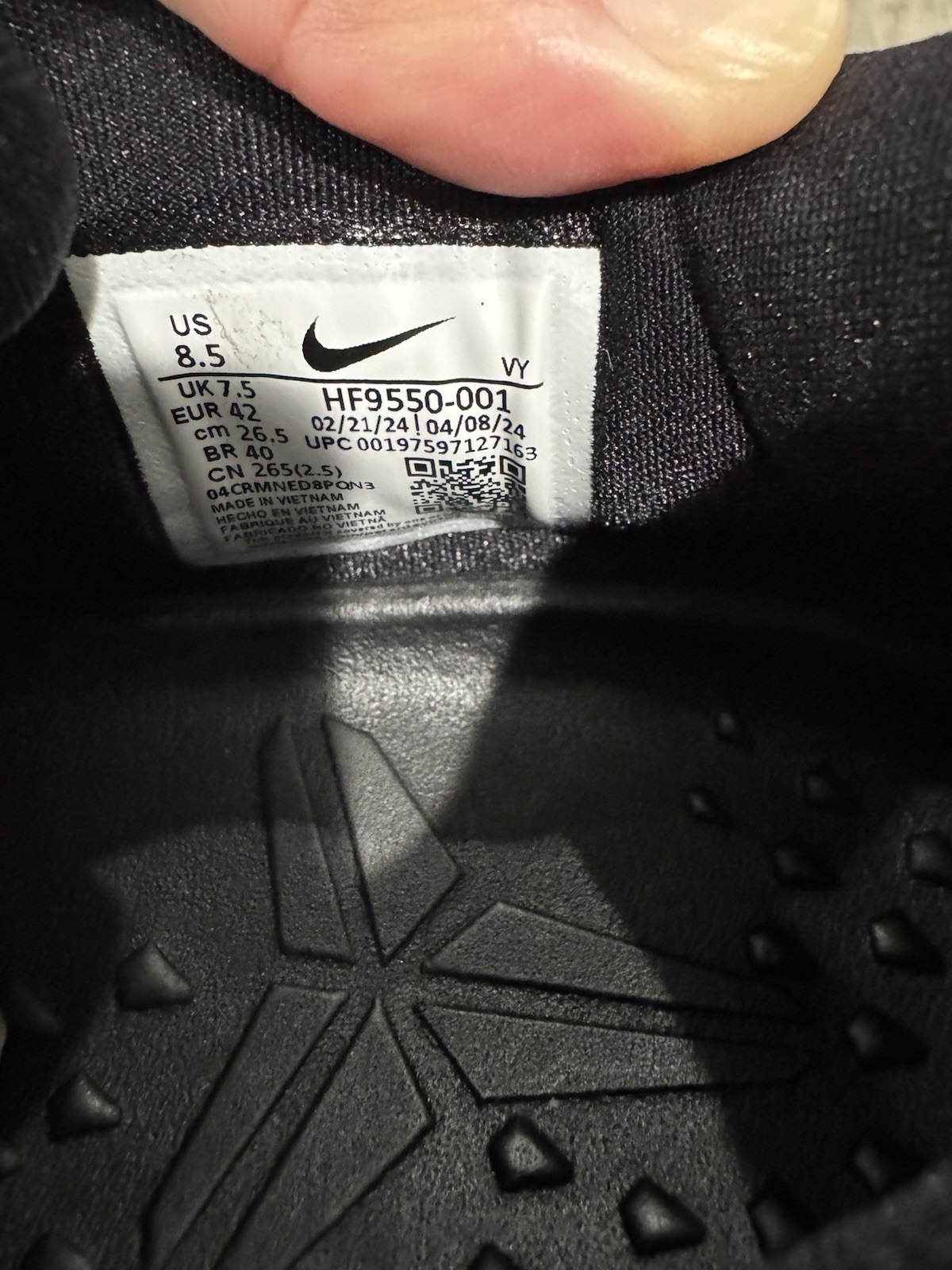 Nike Kobe 8 Protro “Lakers Away” Black/Univ Gold/White/Ct Purple HF9550-001