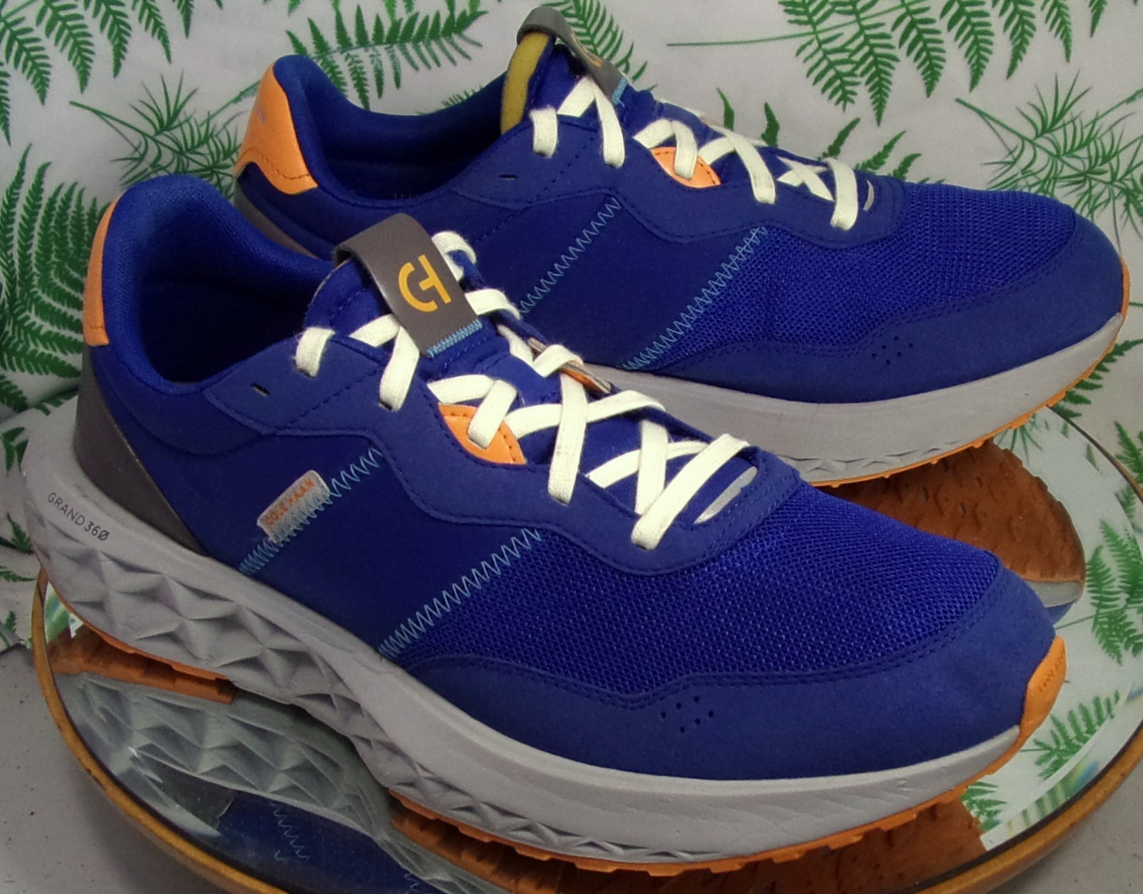 COLE HAAN ZEROGRAND ALL DAY RUNNER BLUE SNEAKERS LACED SHOES US MENS SZ 11.5 M