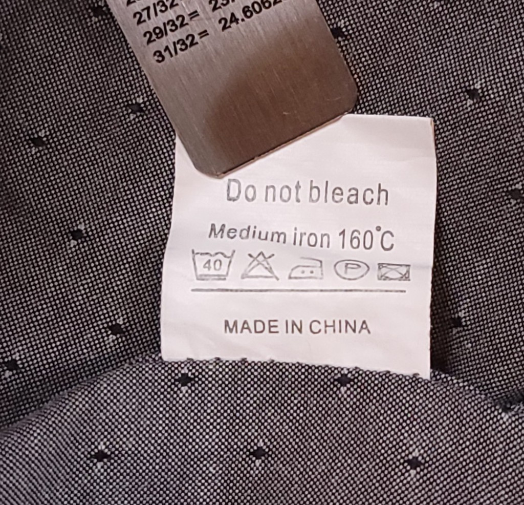 Rosso Milano Italy Men’s Contrast Button-Up Long Sleeve Shirt Gray Size 17.5 XL