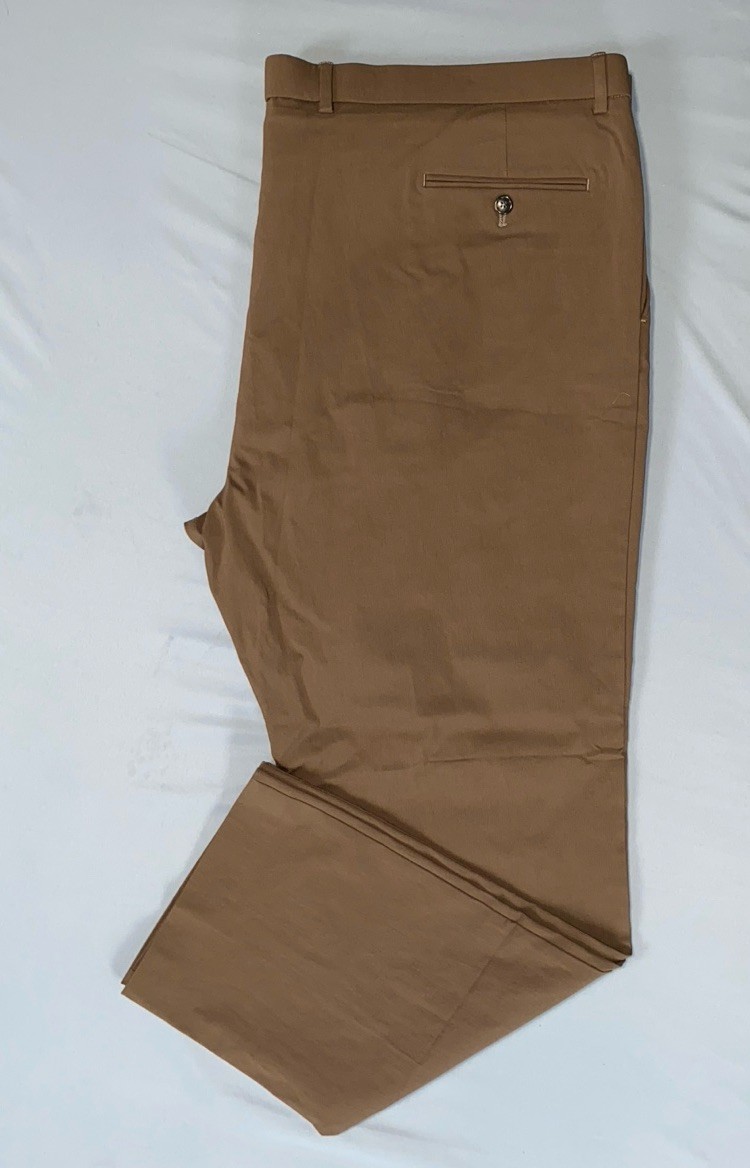 Tommy Hilfiger THFlex ‘Tate’ Flat Front Chino Pants. Brown, Men’s 48X32. NWT $95