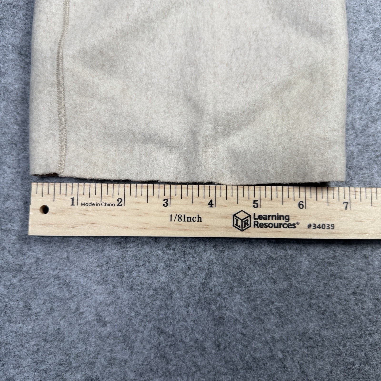 Vintage Gucci Cashmere Wool Beige Leather Buckle Women’s Dress Pants Size IT 46