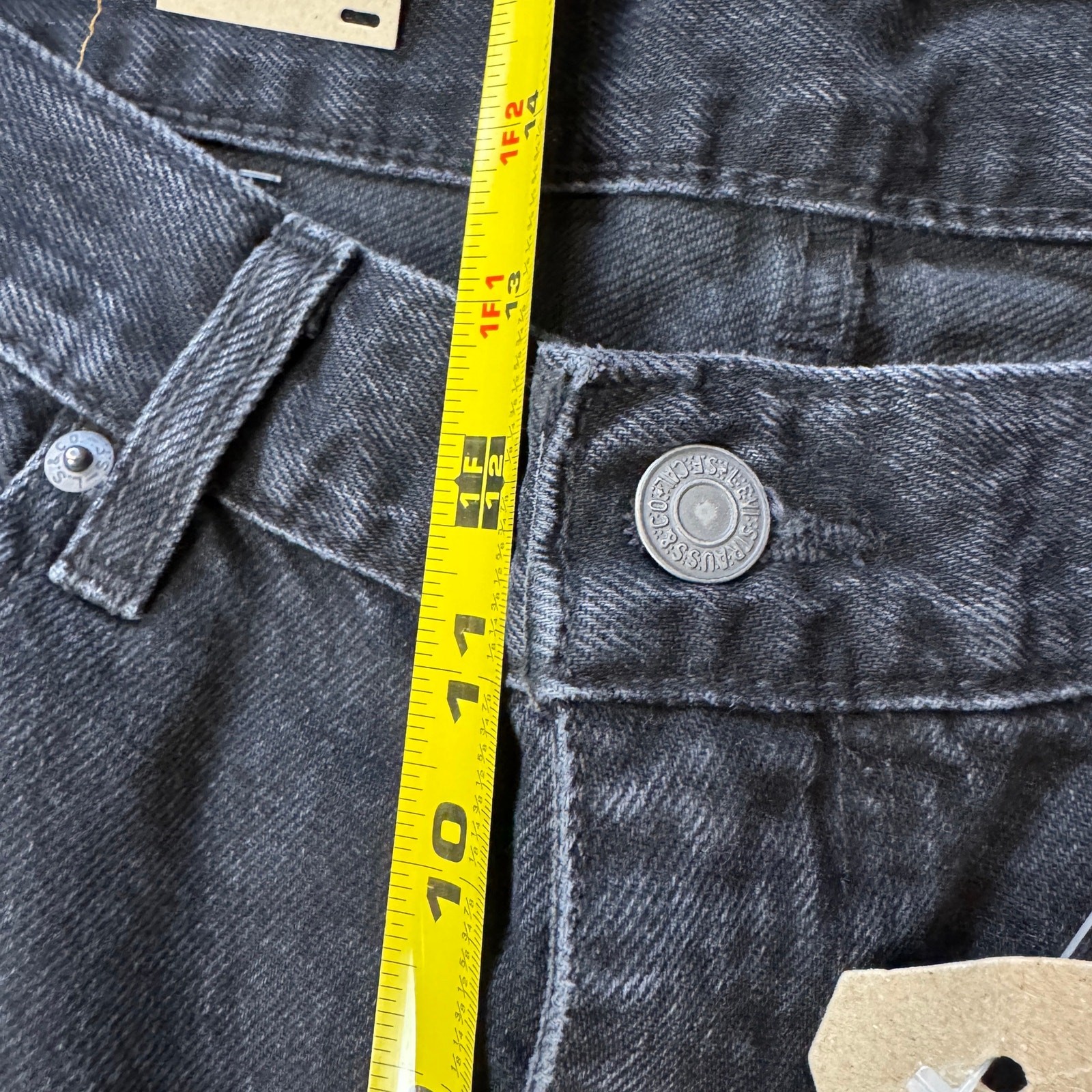 Levi’s 565 Loose Straight Men’s Jeans 36×30 Black Gray Retro Y2K Relaxed NWT