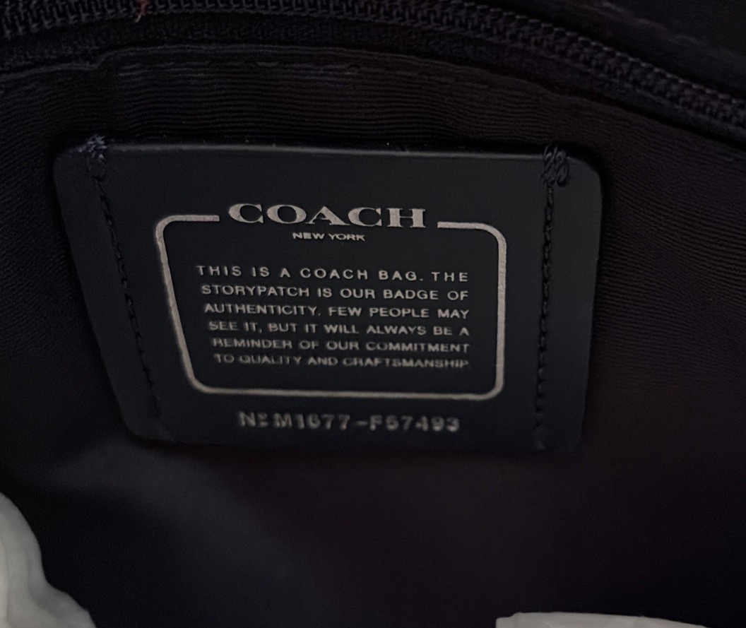 NWT Coach – Mini- Khaki / Blue – Signature Sierra Satchel