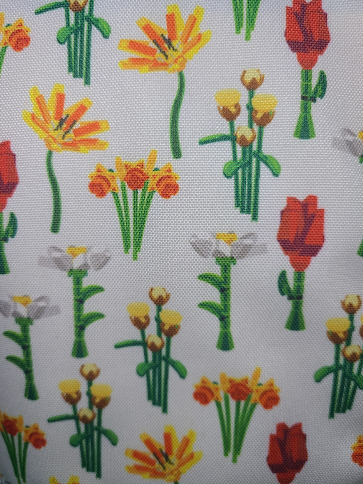 LEGO LEGOLAND Floral Print Crossbody Messenger Bag Zip Buckle Green Strap